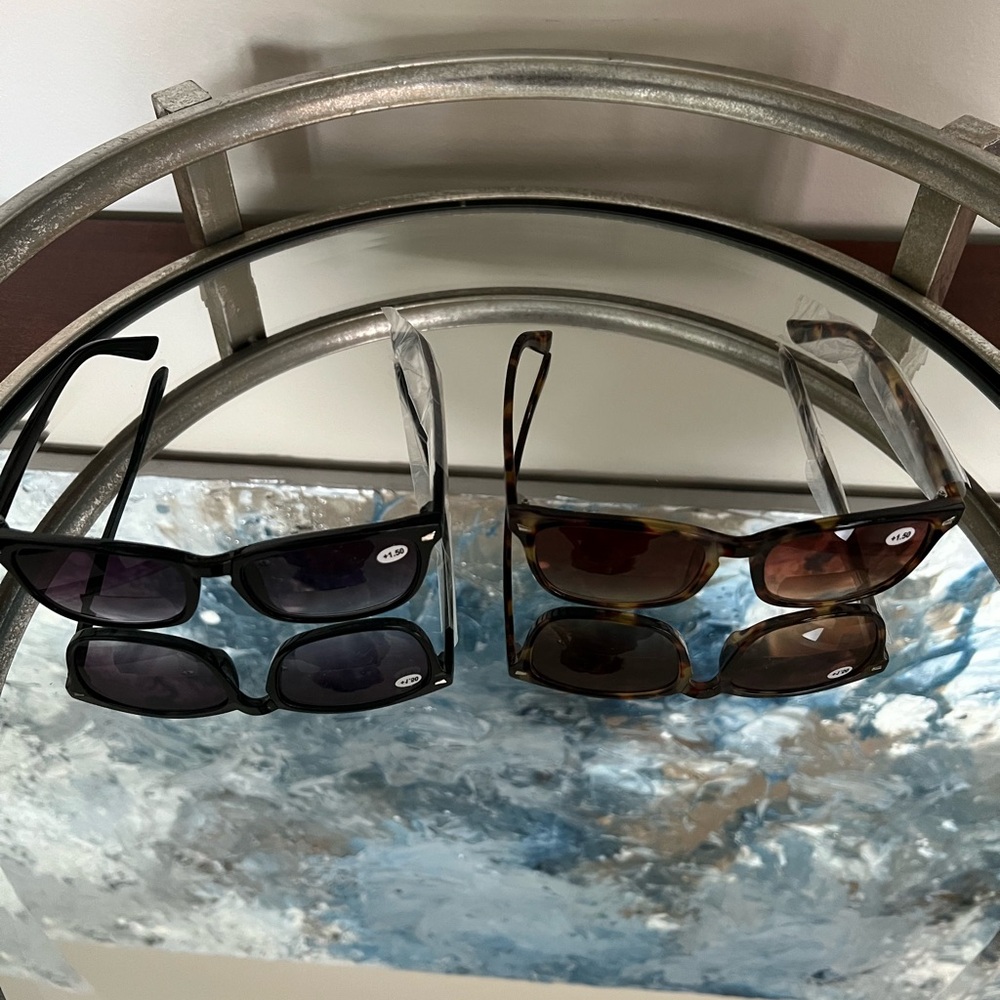 Womens Bifocal Reading Sunglasses Classic Readers Anti Glare UV400 +1.5 Strength - Picture 2 of 6